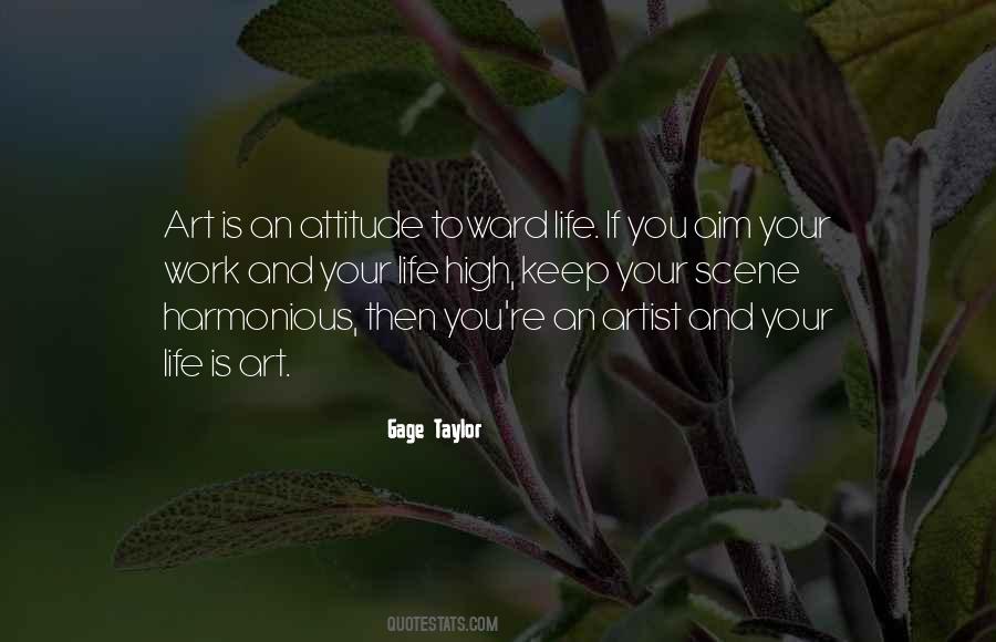 Work And Attitude Quotes #356955