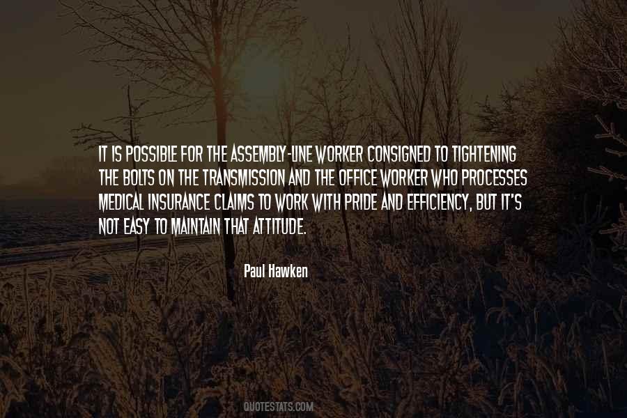 Work And Attitude Quotes #400979