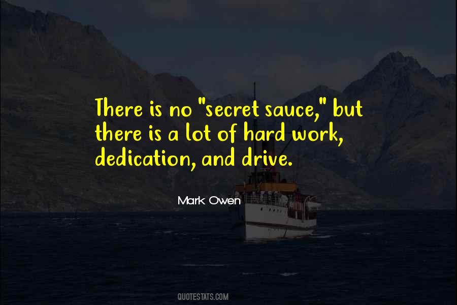 Work And Dedication Quotes #524454