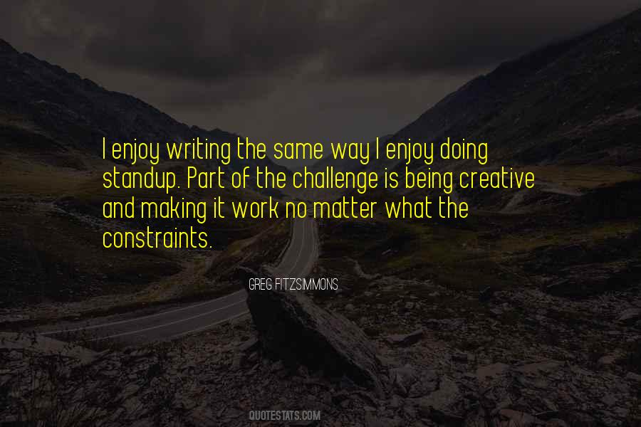 Work And Enjoy Quotes #147843