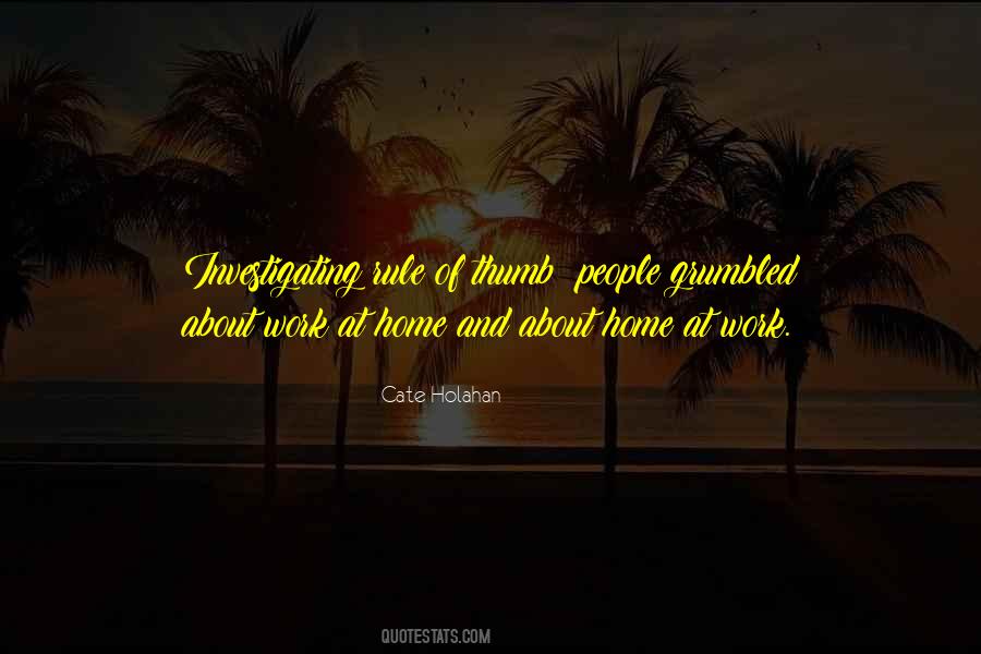 Work And Home Quotes #85931