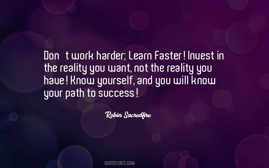 Work Faster Quotes #1067272