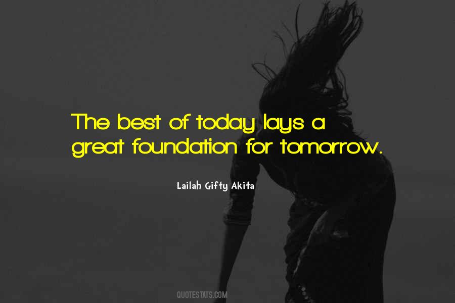 Work For Tomorrow Quotes #863461