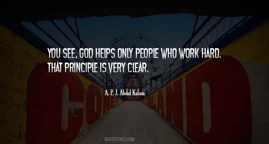 Work Hard God Quotes #595322
