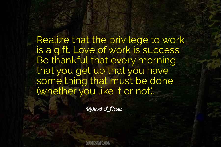Work Is Success Quotes #1114058