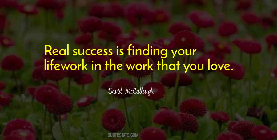 Work Is Success Quotes #113266