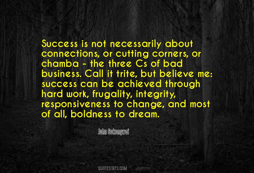 Work Is Success Quotes #184098