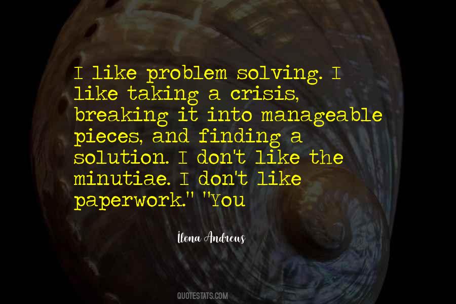 Quotes About Problem Solving #1020903