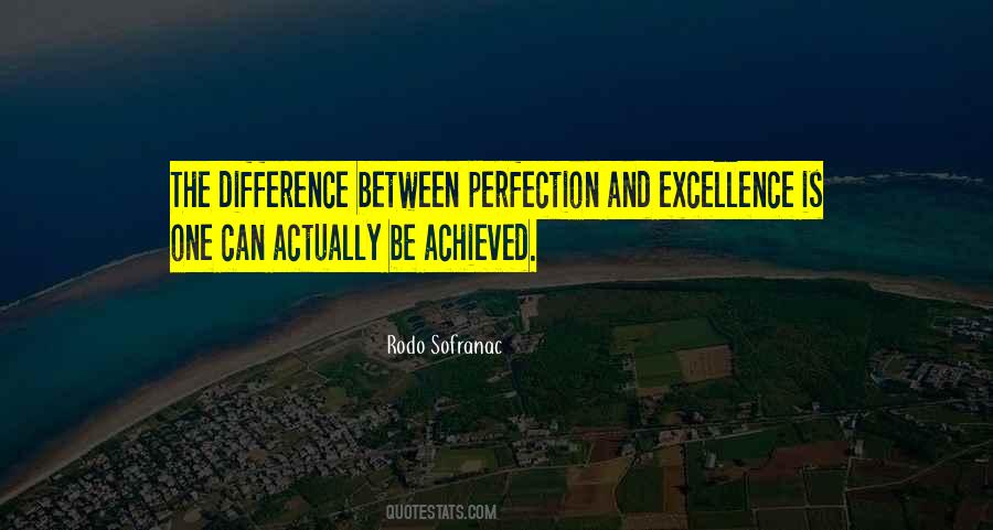 Quotes About Excellence And Perfection #1057410