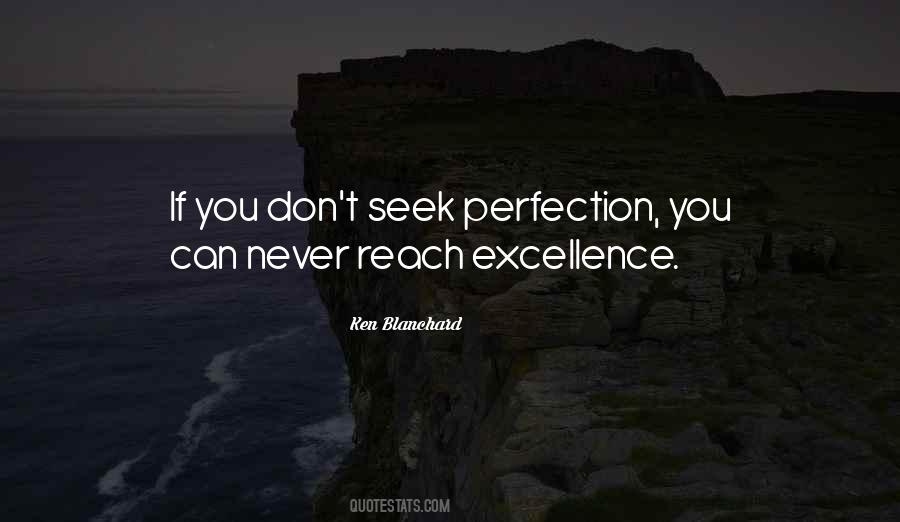 Quotes About Excellence And Perfection #553765