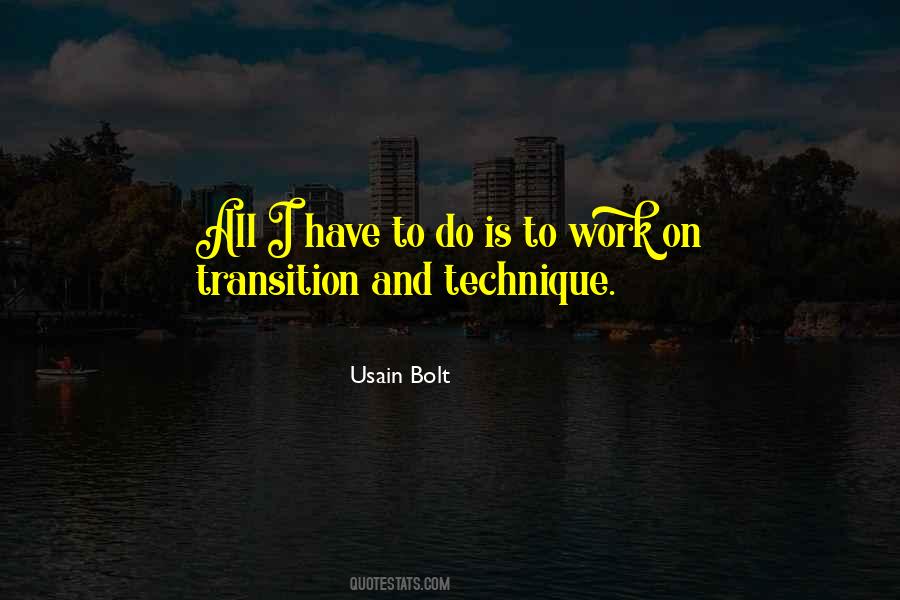 Work Transition Quotes #309602
