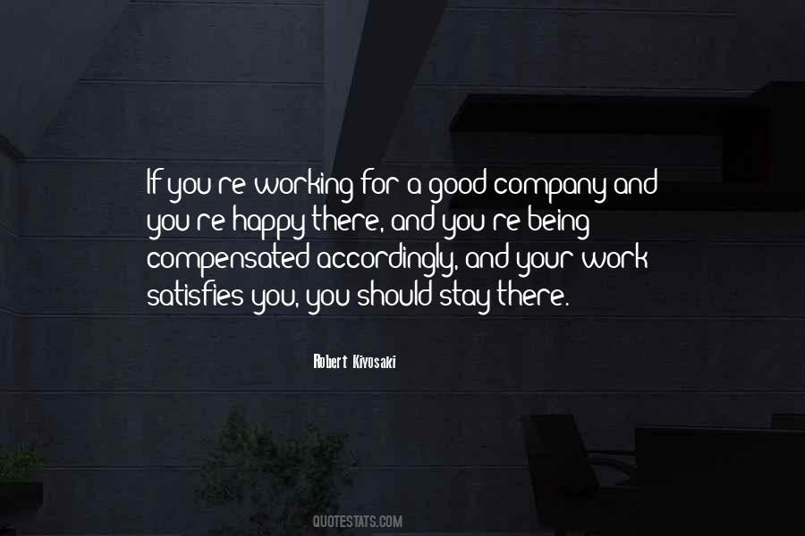 Working For A Company Quotes #41126