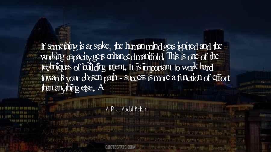 Working Towards Quotes #44912