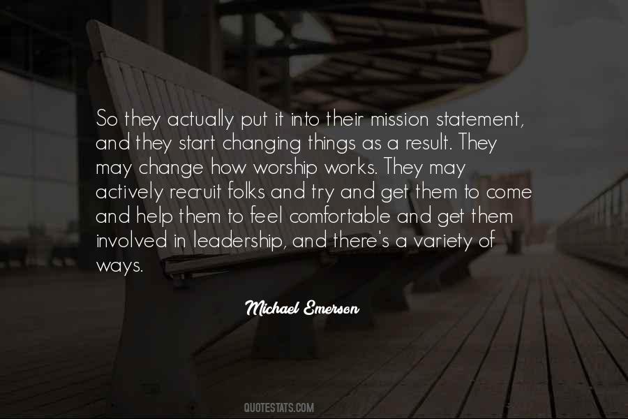 Quotes About Change In Leadership #1050878