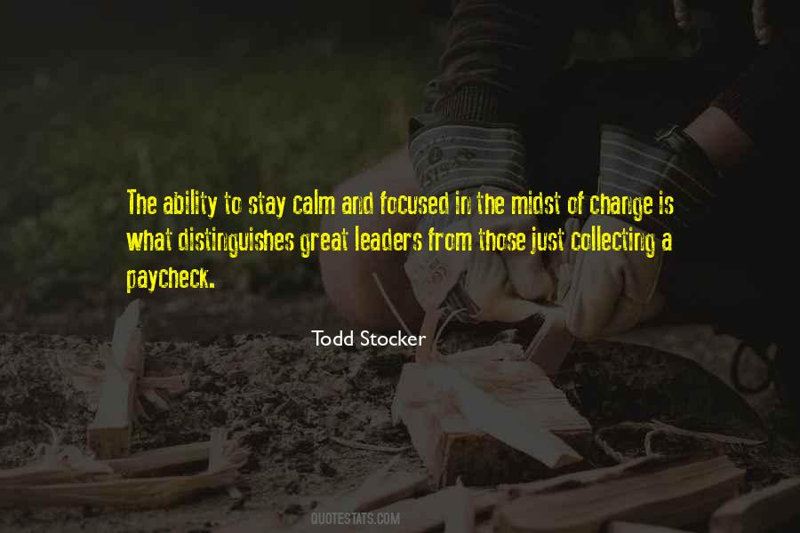 Quotes About Change In Leadership #1758973