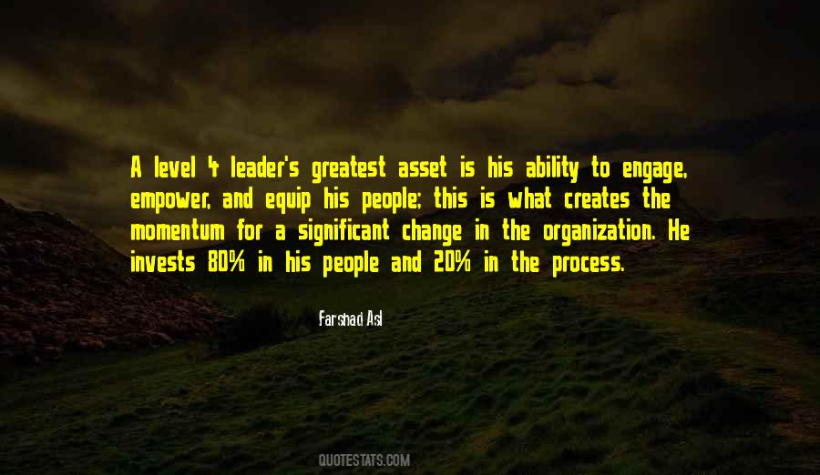 Quotes About Change In Leadership #73561
