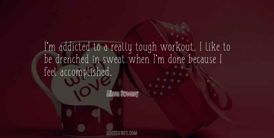 Workout Sweat Quotes #870011