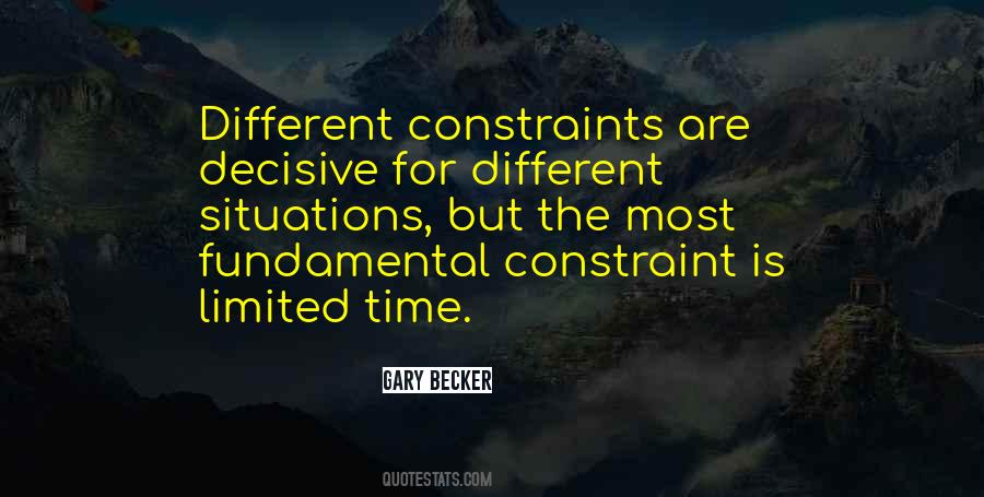 Quotes About Time Constraints #1259129