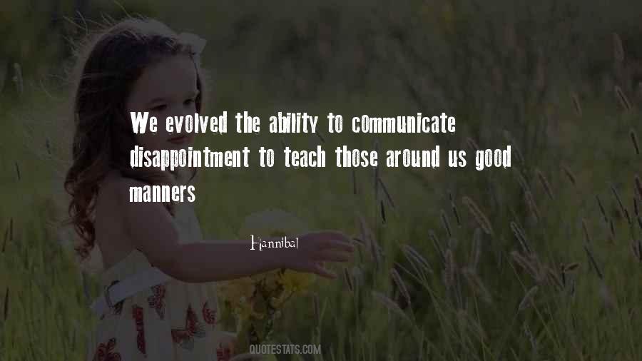 Quotes About Ability To Communicate #115332