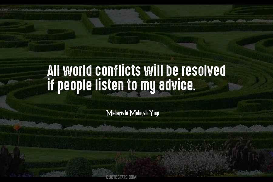 World Conflicts Quotes #1225258