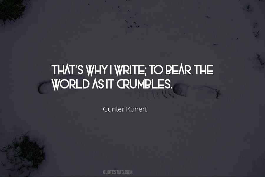 World Crumbles Quotes #1498843