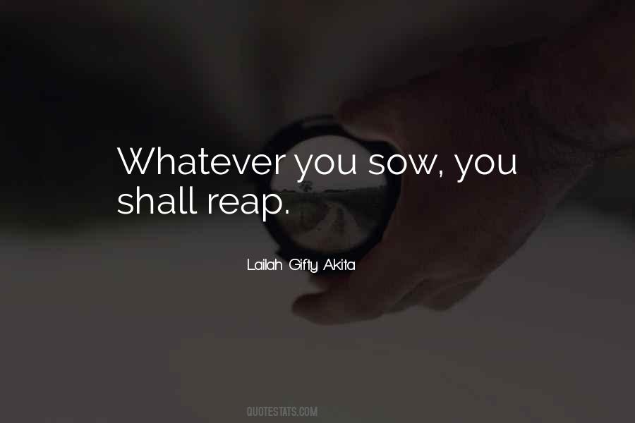Quotes About Sowing Seeds #358972