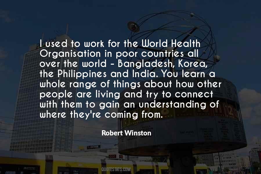 World Health Organisation Quotes #829047