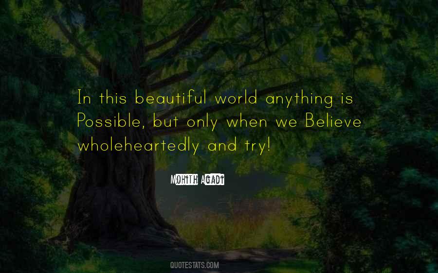 World Is Beautiful Quotes #19826