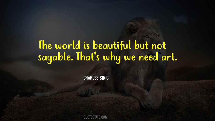 World Is Beautiful Quotes #262028