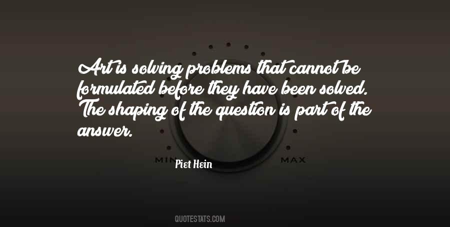 Quotes About Solving Problems #1649032