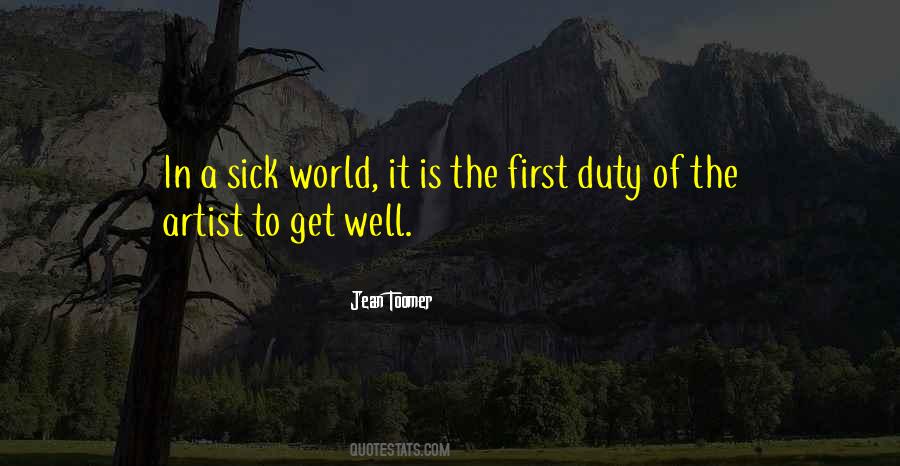 World Is Sick Quotes #193932