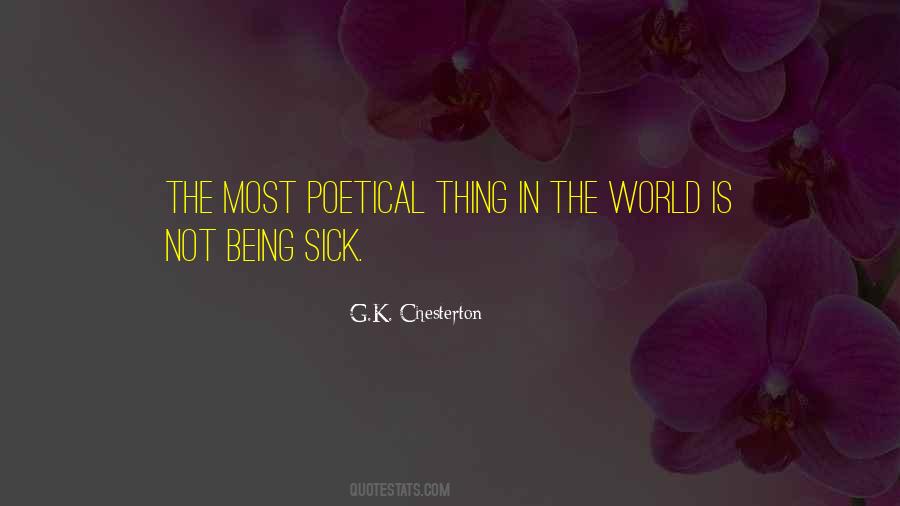 World Is Sick Quotes #339894