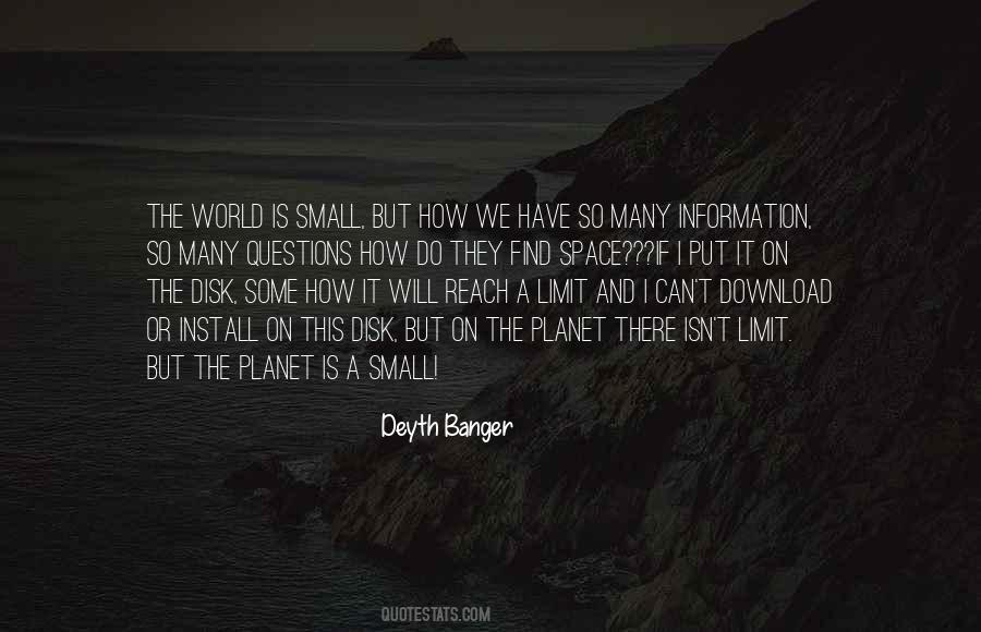 World Is So Small Quotes #777093