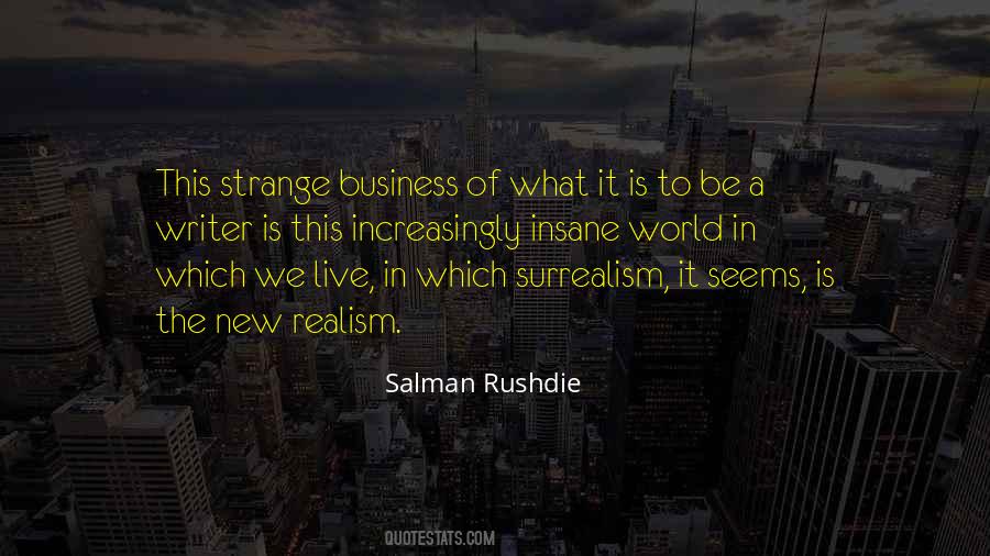 World Is Strange Quotes #1085803