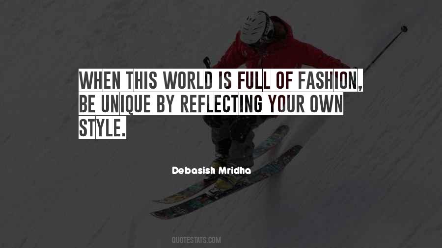World Of Fashion Quotes #501855