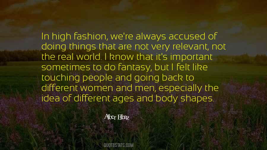 World Of Fashion Quotes #937034