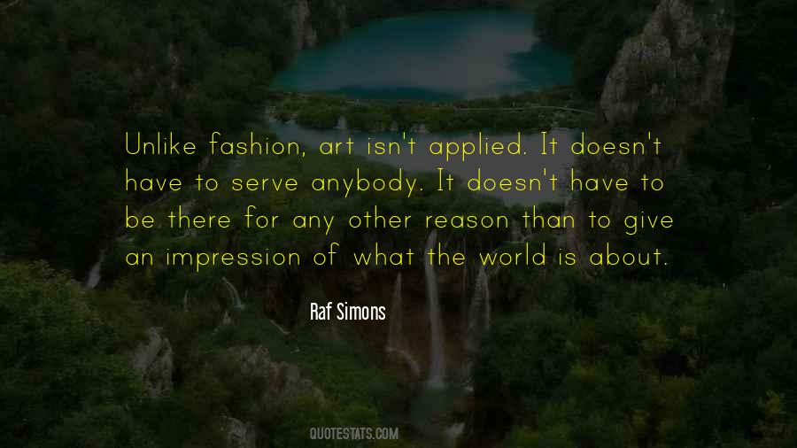 World Of Fashion Quotes #975186