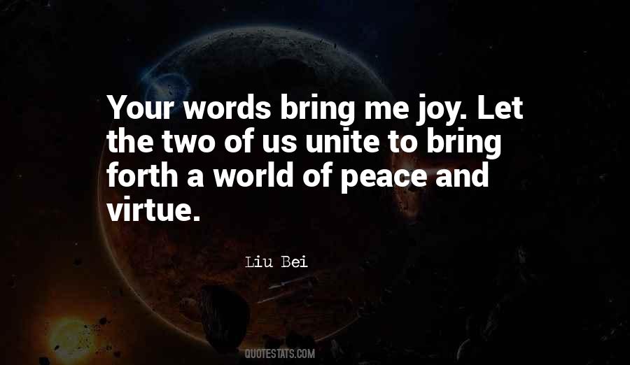 World Of Peace Quotes #1098165