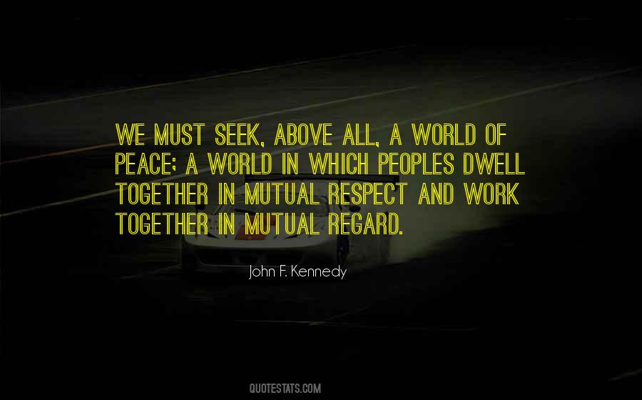 World Of Peace Quotes #887572