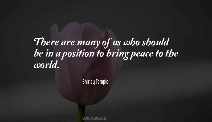 World Of Peace Quotes #90643
