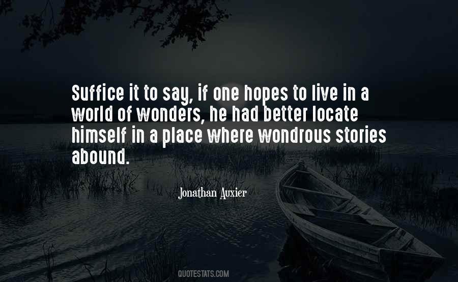 World Of Wonders Quotes #528925