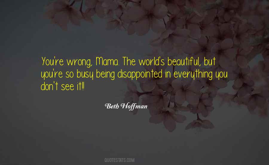 World So Beautiful Quotes #118814