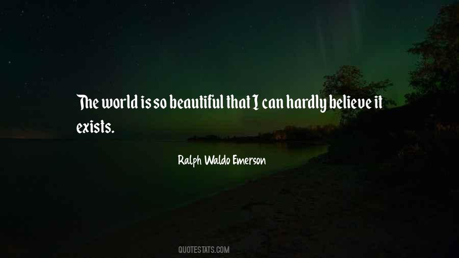 World So Beautiful Quotes #180665