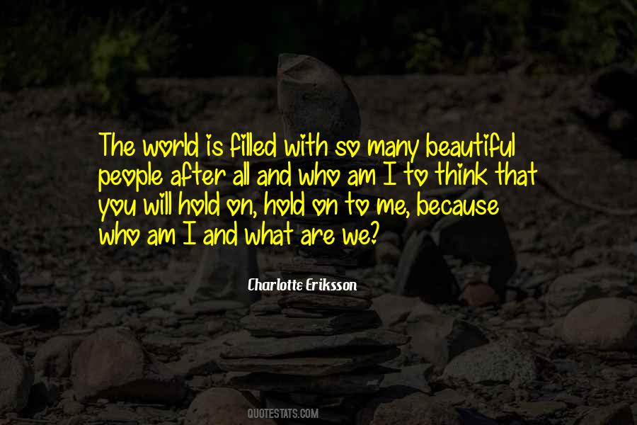 World So Beautiful Quotes #924052
