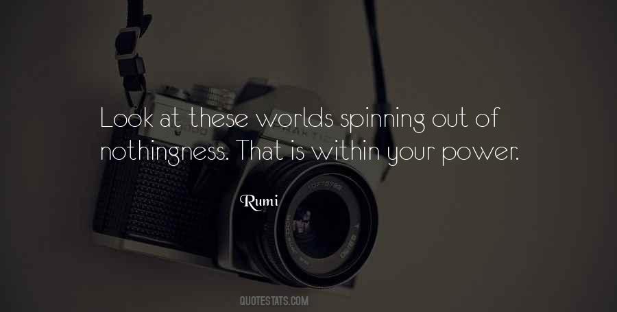 World Spinning Quotes #1051318