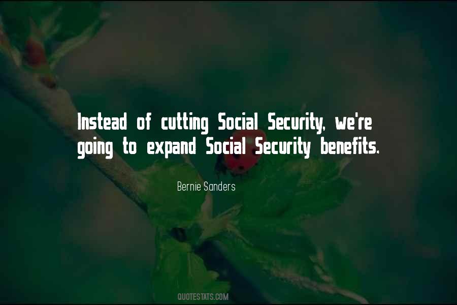 Quotes About Social Security #1165871