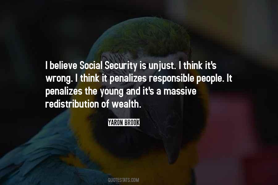 Quotes About Social Security #1394911