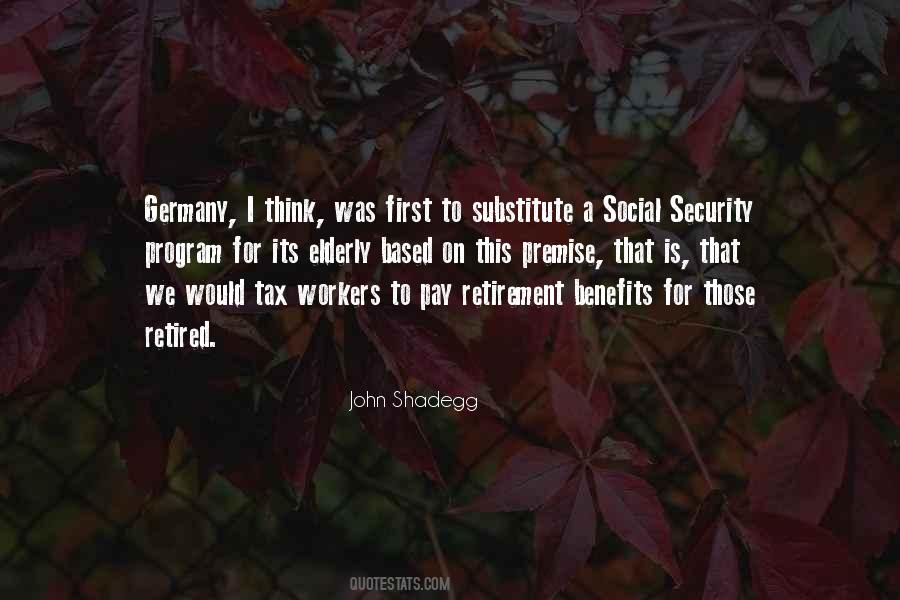 Quotes About Social Security #951463