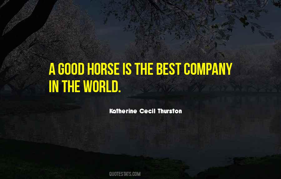 World's Best Horse Quotes #1116398