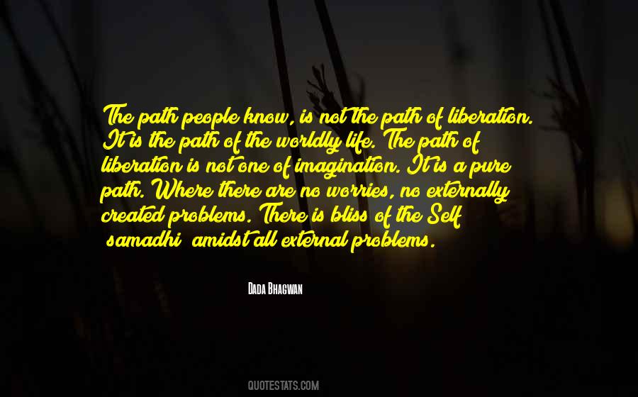 Worldly Problems Quotes #413476